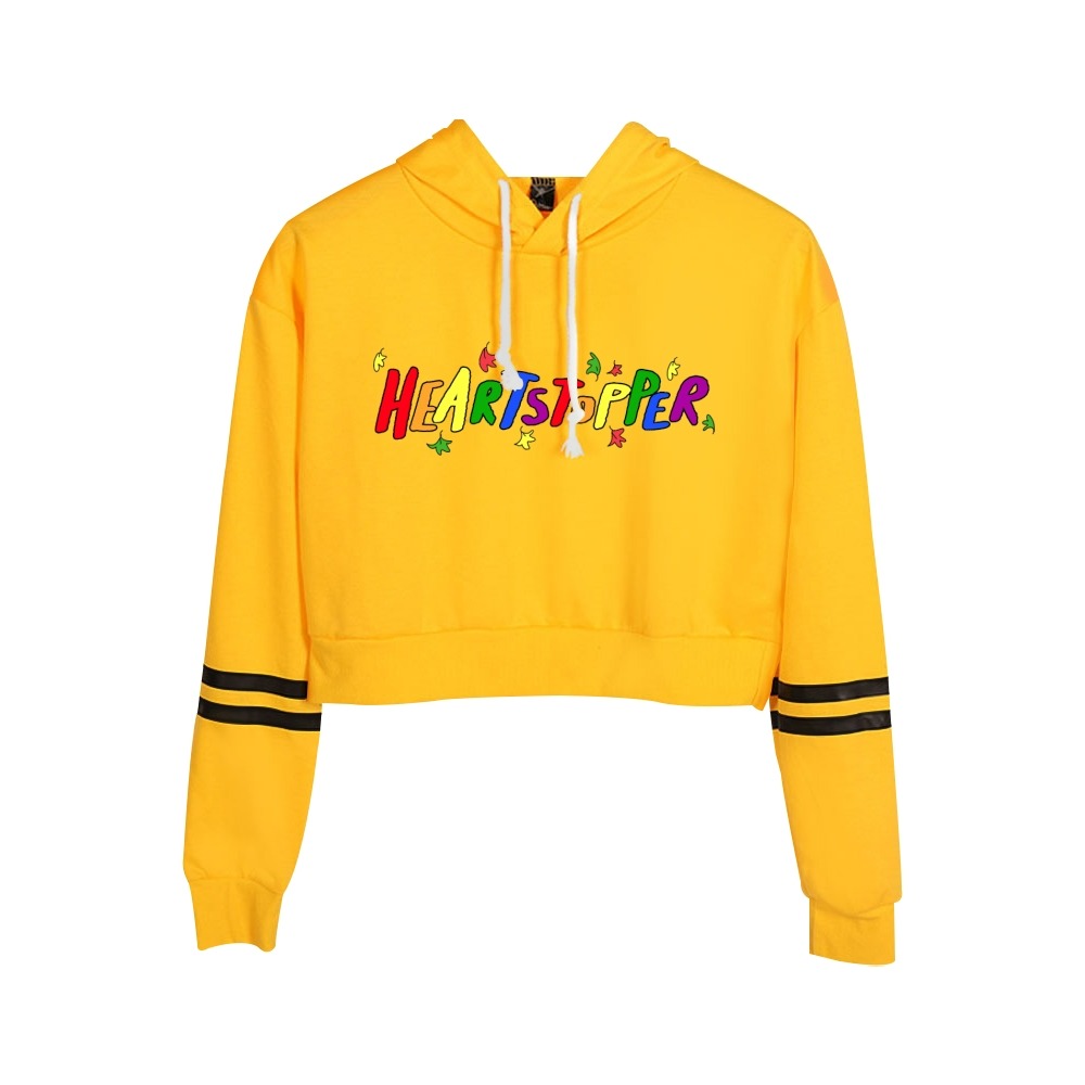 2022 2022 Heartstopper Rainbow Pullover Long Sleeve Navel Hoodies Women Sweatshirt Casual Style Harajuku Streetwear Funny Clothe