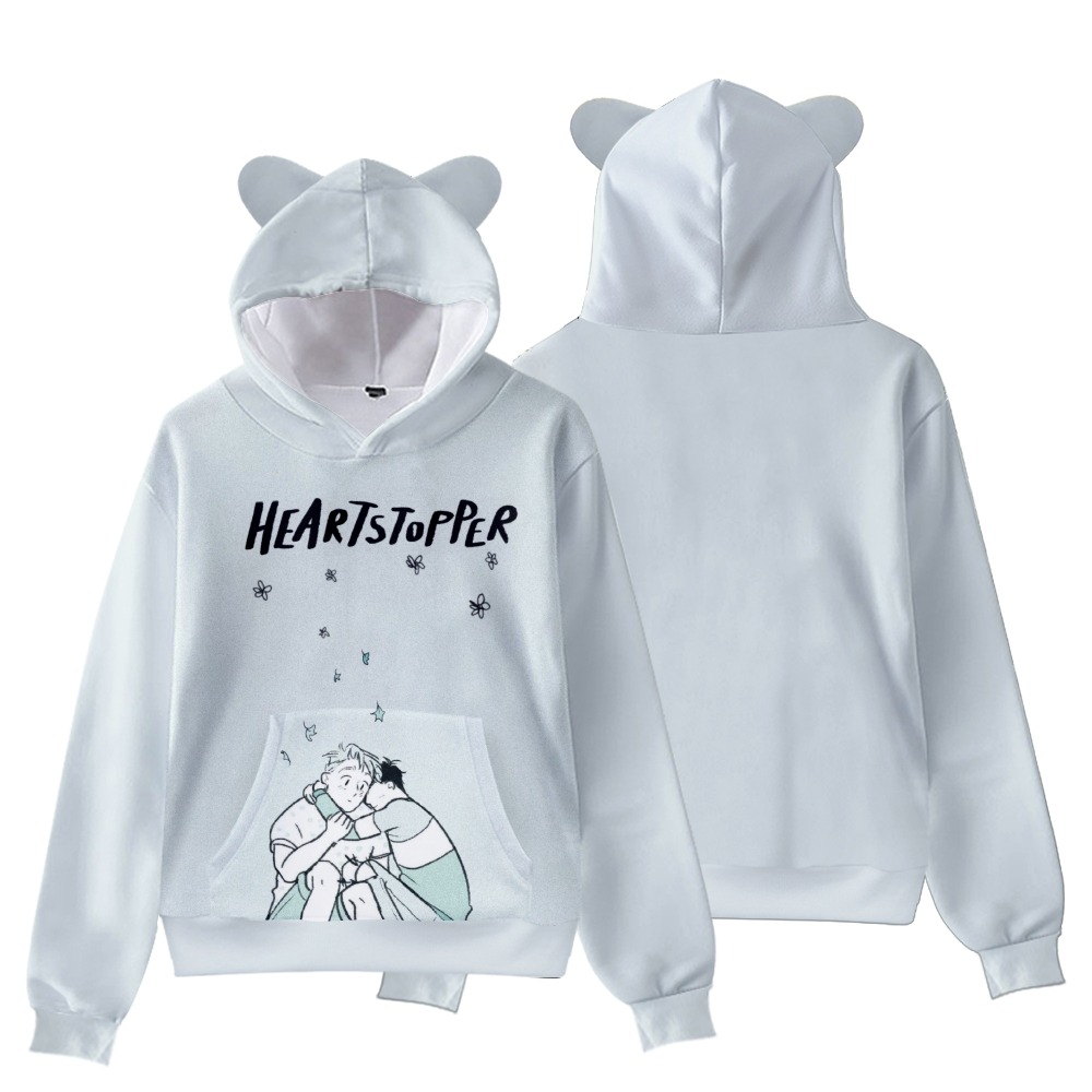 2022 3D Heartstopper Hoodies Sweatshirt Cat Ear Cute Bl Manga Streetwear Sexy Women 2022 New Fashion Pullovers