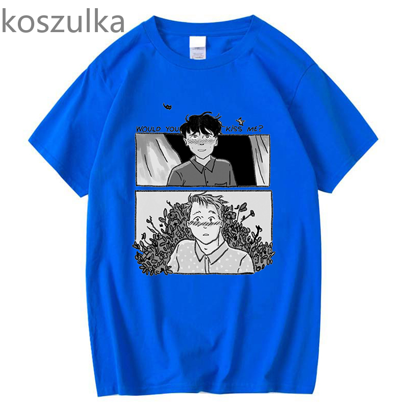 2022 Anime Heartstopper T Shirt Unisex 100% Pure Cotton Japanese Anime Manga Tshirt Harajuku  y2k aesthetic harajuku Clothes