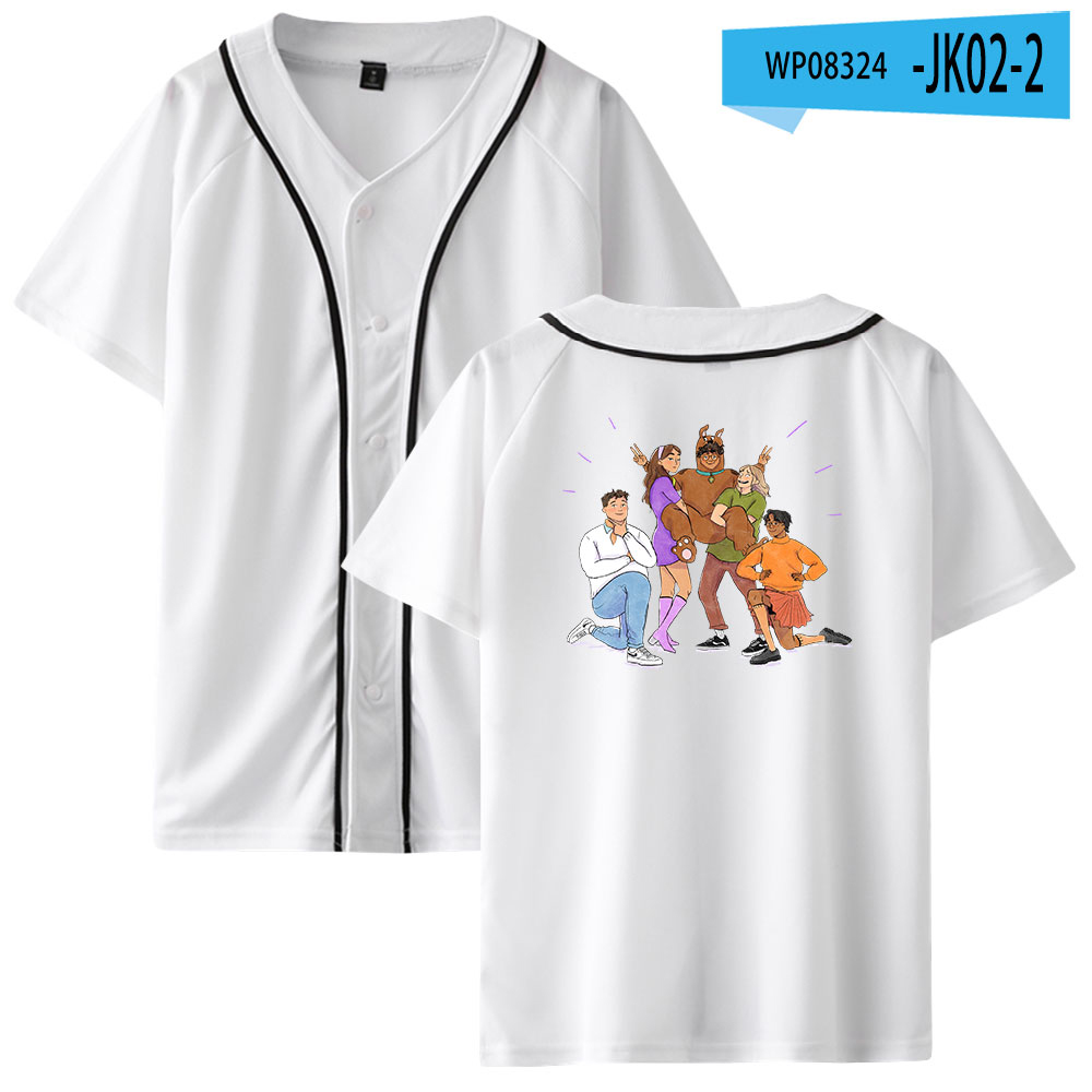 2022 Heartstopper Baseball Jacket Women Men Short Sleeve Summer Jackets Casual Streetwear Summer Clothes Kawaii Tops