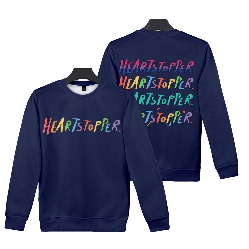2022 Heartstopper Sweatshirt New Unique Crewneck Casual Fashion Pullover Men Womens Sweatshirts For Spring and Autumn