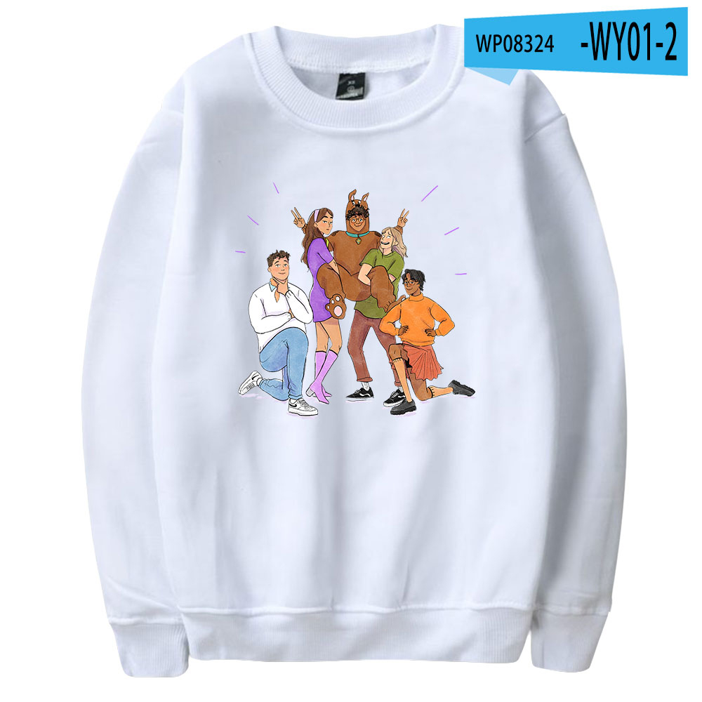 2022 Kpop Heartstopper Sweatshirt Long Sleeved Top Nick And Charlie Pullover Breathable Sweatshirts Cartoon Pattern Printed Cas