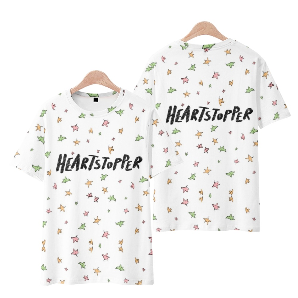2022 New Arrival Heartstopper 3D Prints T shirts Women Men O Neck Short Sleeve Tshirt Casual Streetwear Summer Clothes