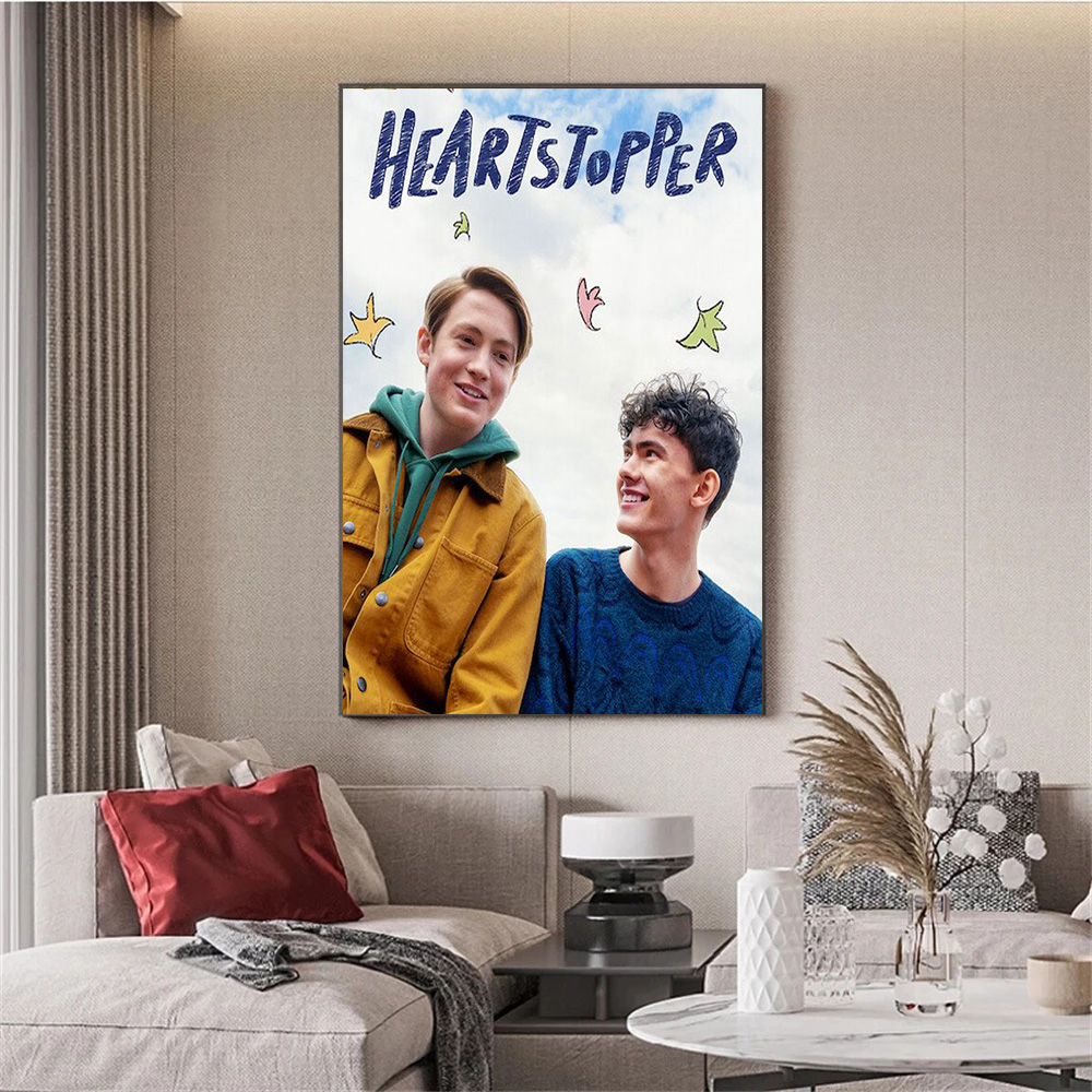2022 New TV Series Heartstopper TV Show Canvas Painting Posters and Prints Wall Art Pictures for Living Room Home Decor
