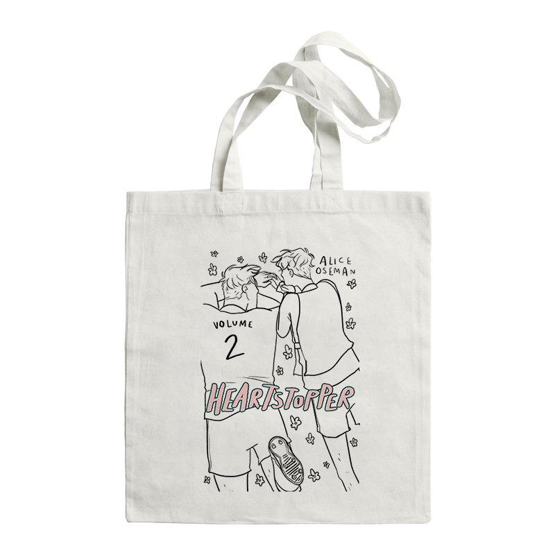 2022 Woman's Shopping Bag HEARTSTOPPER Hi Speech Bubbles Quote Book Tote Aesthetics Bag Shopper Large Shoulder Bag Canvas Bag