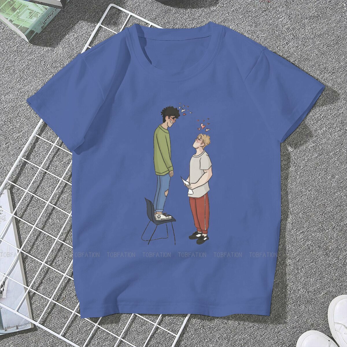 Alice Osman1 Women Tshirts Heartstopper Sweet TV Series Grunge Vintage Female Clothing Oversized Cotton Graphic Streetwear