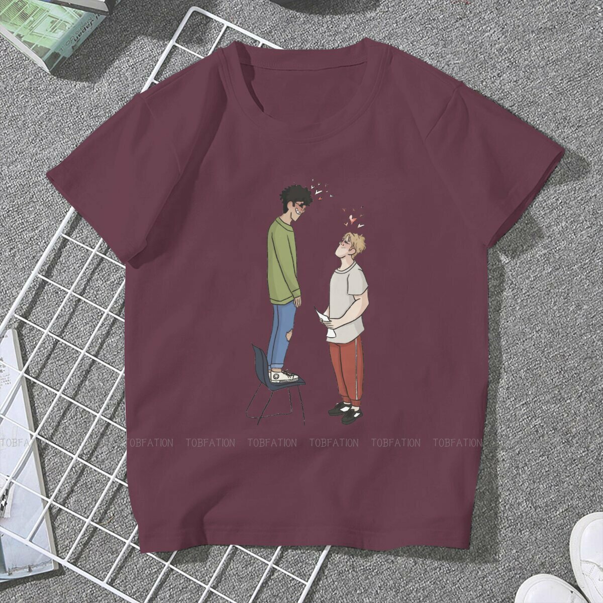 Alice Osman1 Women Tshirts Heartstopper Sweet TV Series Grunge Vintage Female Clothing Oversized Cotton Graphic Streetwear