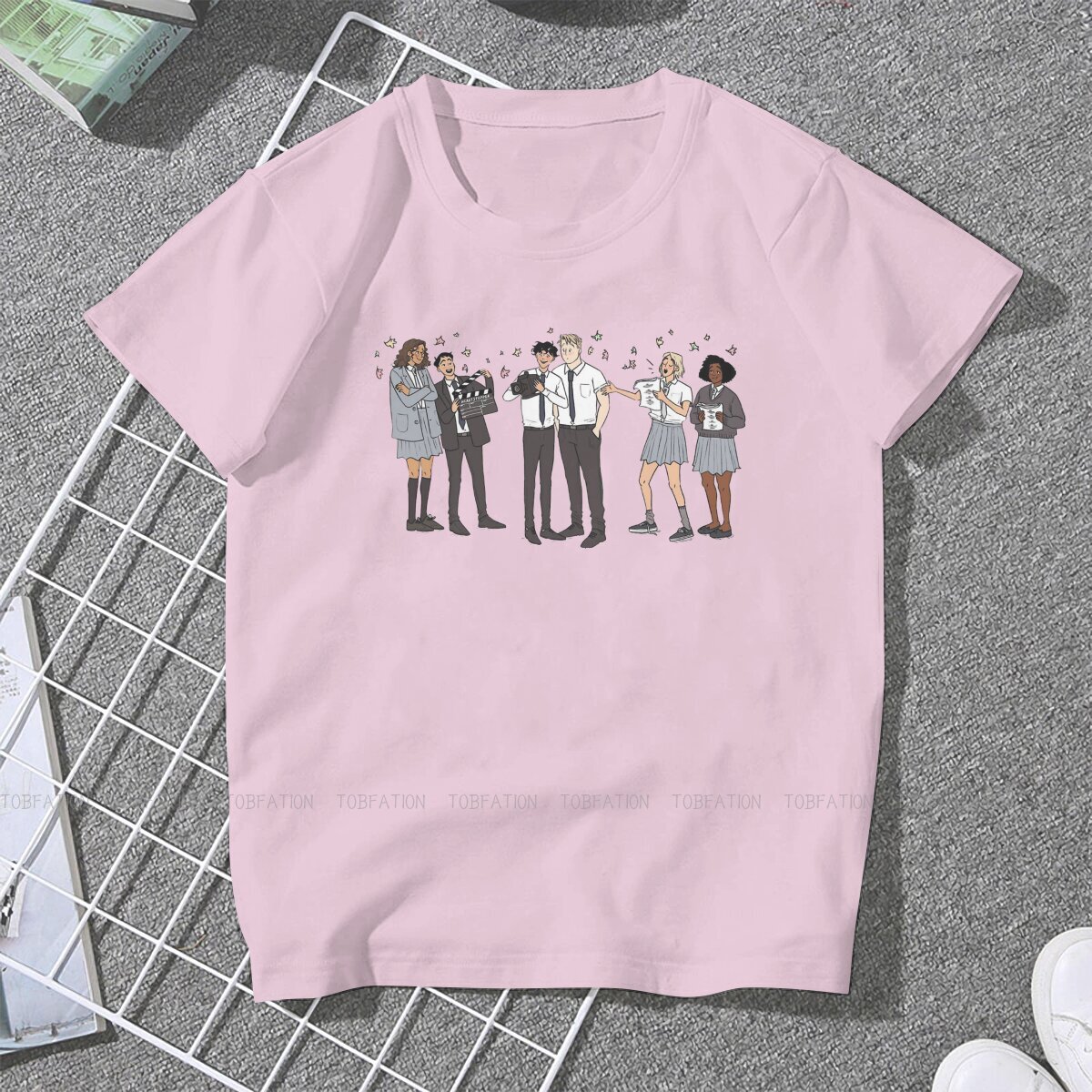 Alice Osman Women Shirts Heartstopper Sweet TV Series Plus Size Korean StyleT shirt Goth Vintage Female Clothing