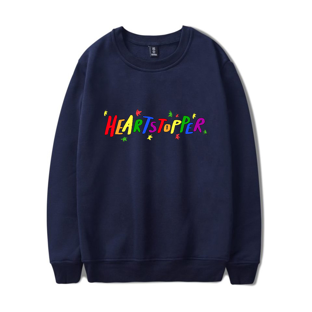 Anime Heartstopper Sweatshirt Streetwear O neck Harajuku LGBT Round Collar Pullovers Tracksuit for Men And Women