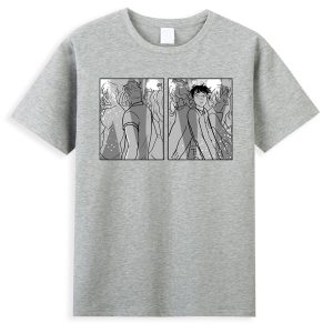 anime nick and charlie graphic t shirt popular webcomic heartstopper tee shirts summer cotton casual t shirt oversized clothes 6193