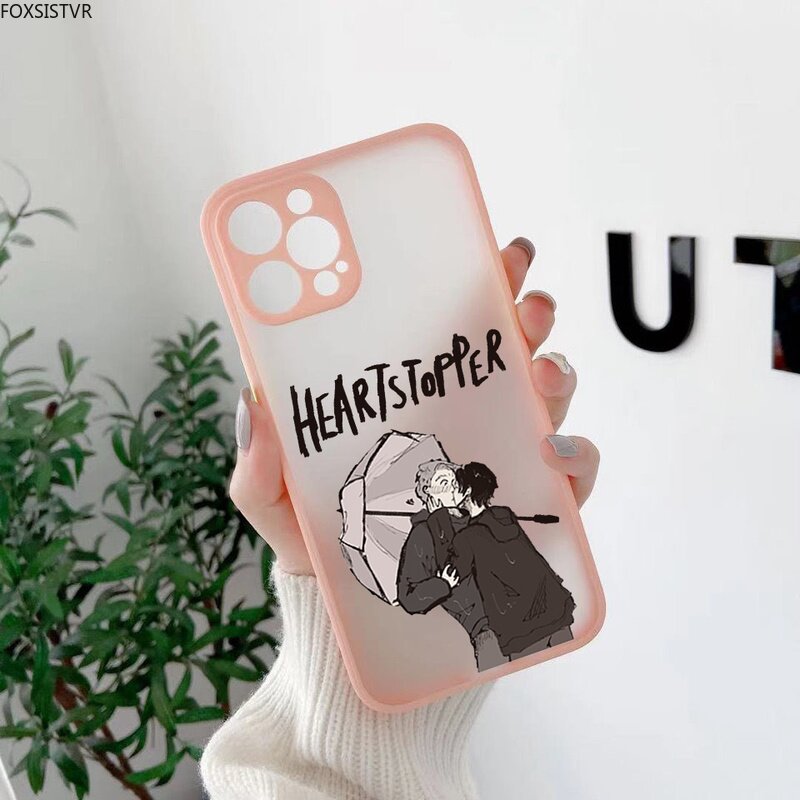 british movie heartstopper  matte hard anime mobile phone case for apple iphone 11 8 7 6 13 12 xs xr se 2022 pro max plus fundas 8835