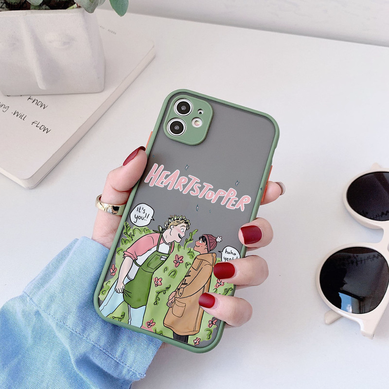 British TV Show Heartstopper Phone Case For iPhone 13 12 11 Pro MAX XR XS 7 X SE20 8 6Plus Movie Shockproof Hard Matte Cover Bag