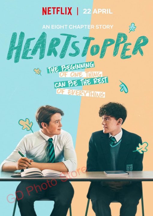 custom heartstopper poster lgbt tv show print posters photo paper diy hd home room bar cafe decor aesthetic art wall painting 5052