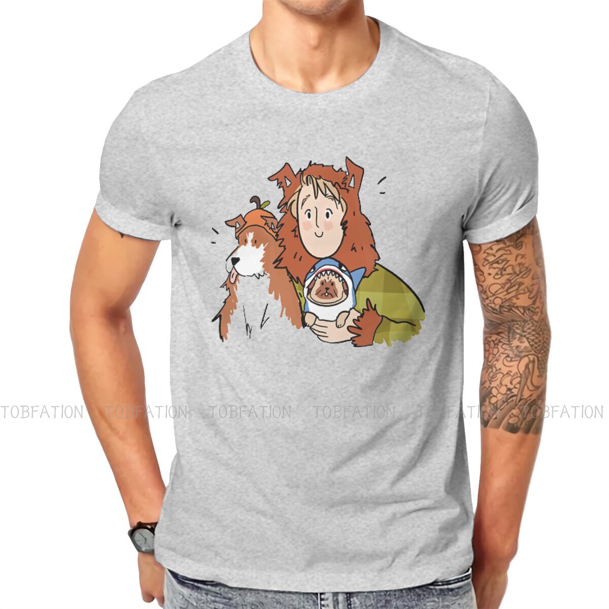 Dogs Unique TShirt Alice Oseman Heartstopper Comic Comfortable Creative Graphic  T Shirt Short Sleeve Ofertas