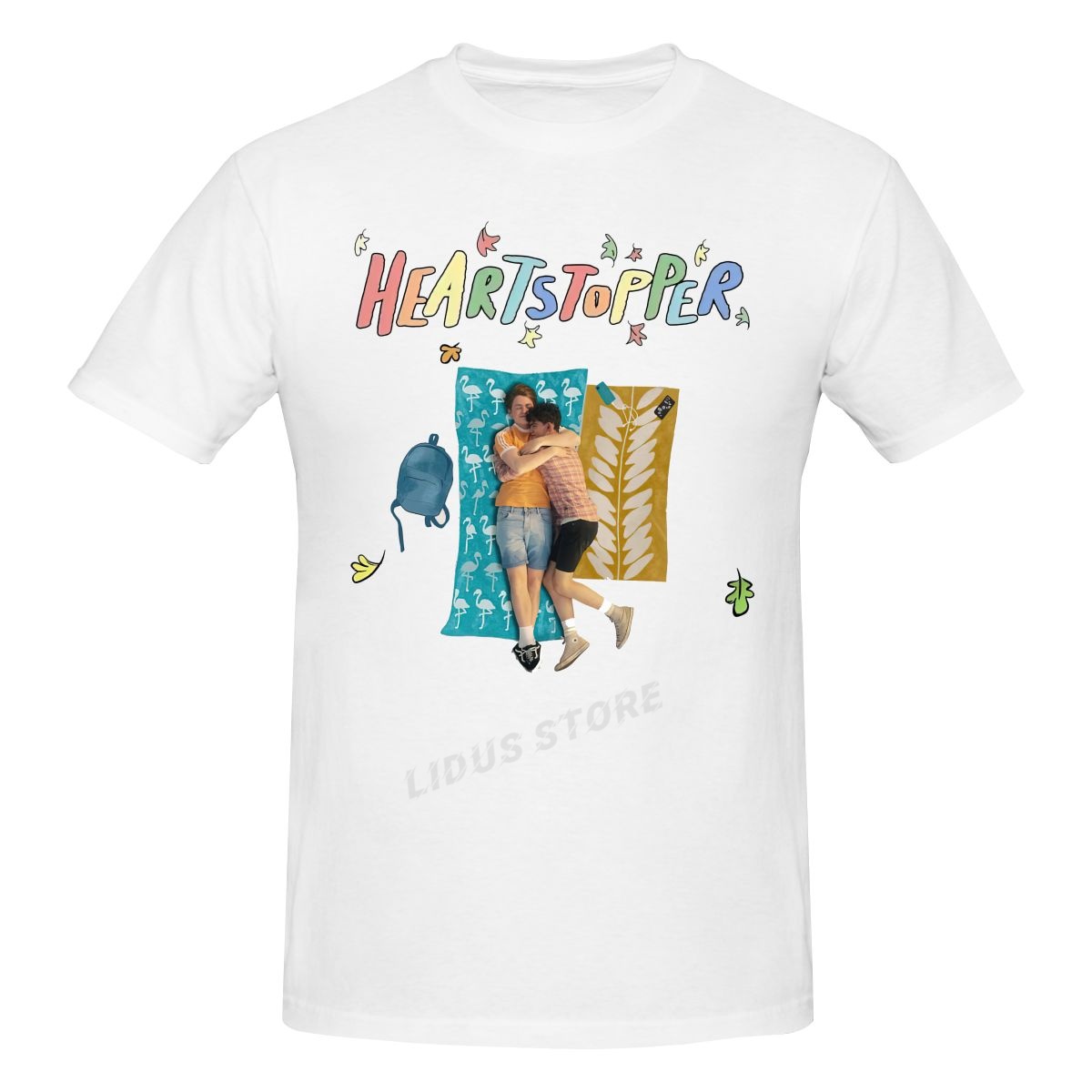 Fun Nick And Charlie Heartstopper T Shirt Clothing Graphics Tshirt Short Sleeve Sweatshirt undershirt Unisex Shirt Tee