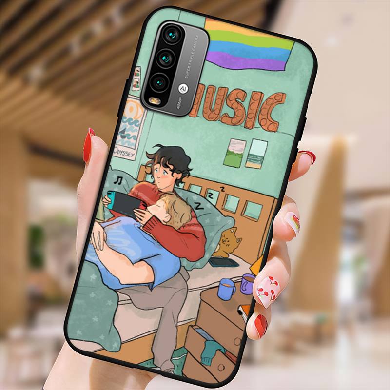 Gay LGBT Cartoon Heartstopper Phone Case For Xiaomi9 10 11PRO LITE Redmi NOTE7 8 9 10A PRO K40 Poco3 Shell