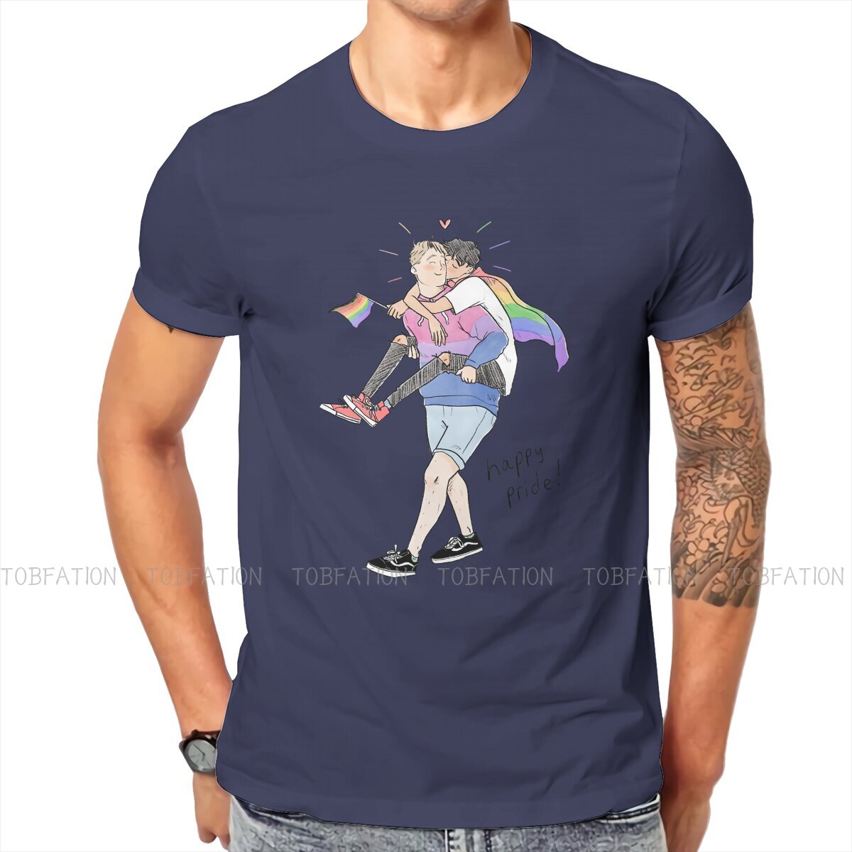 gay pride graphic tshirt alice oseman heartstopper comic creative tops comfortable t shirt men tee unique gift idea 2294