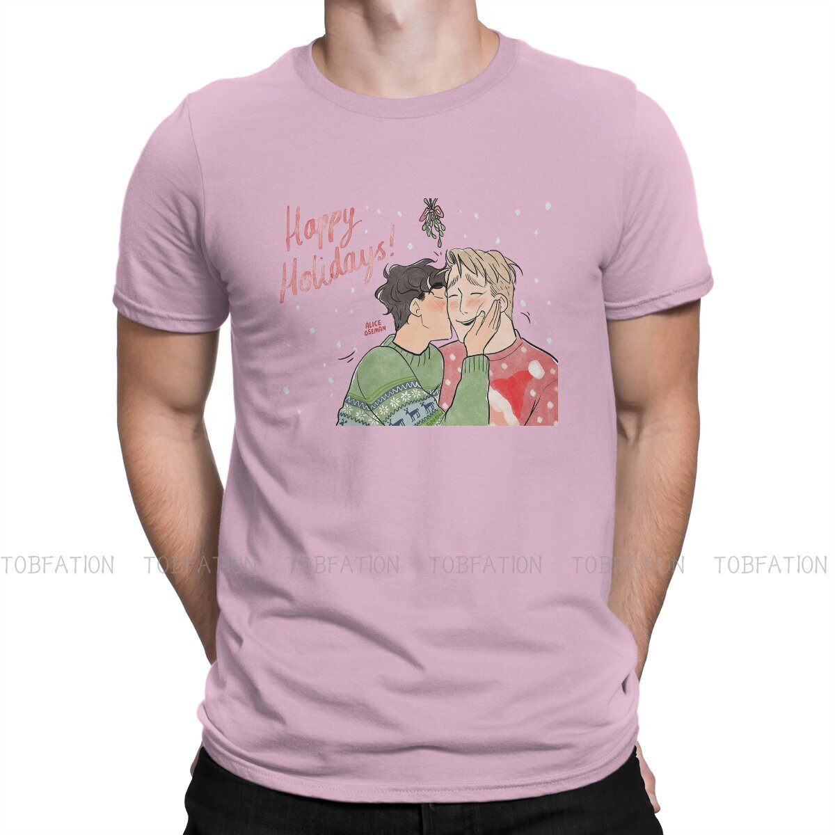 Happy Holidays Special TShirt Heartstopper Alice Oseman Comfortable Hip Hop Gift Clothes  T Shirt Short Sleeve Ofertas