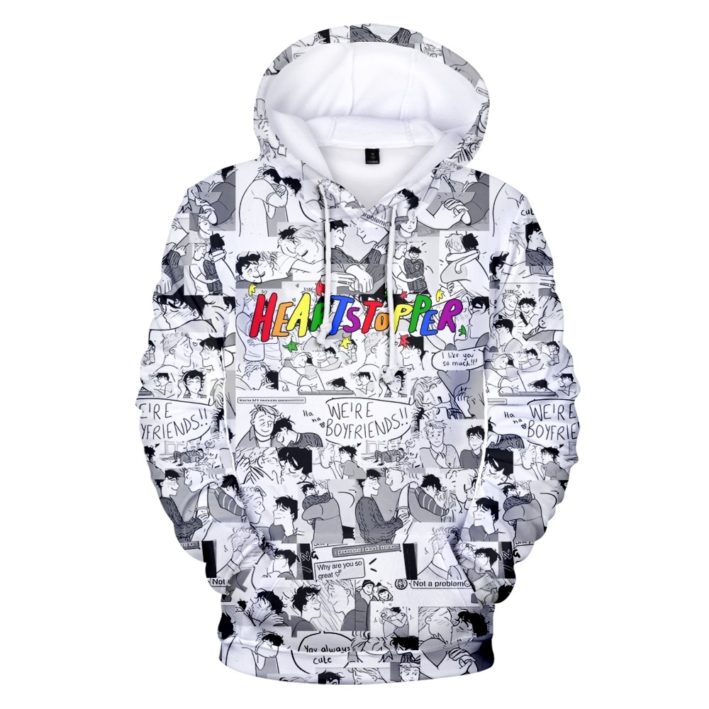 heartstopper 2022 hoodie 3d long sleeve women men sweatshirt harajuku streetwear casual style japan manga clothes plus size 2961