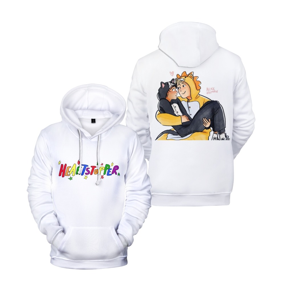heartstopper 2022 hoodie 3d long sleeve women men sweatshirt harajuku streetwear casual style japan manga clothes plus size 3123