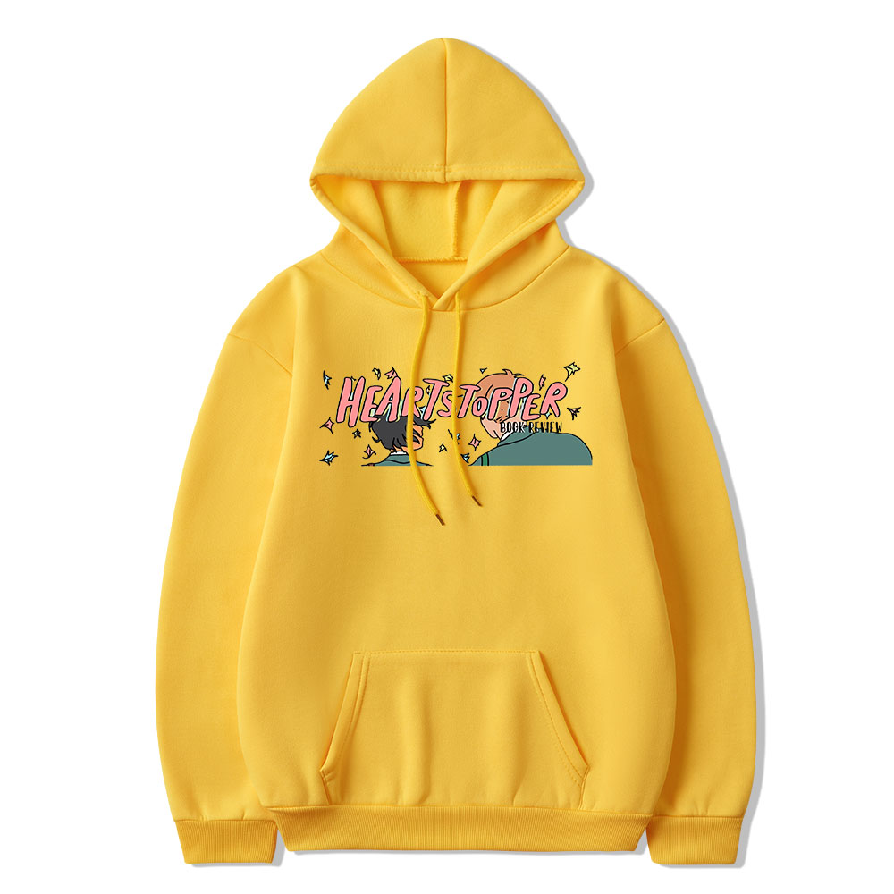 Heartstopper 2022 Hoodies Nick and Charlie Romance TV Series Fans Hooded Sweatshirt Casual Soft Pullovers Men's Clothing