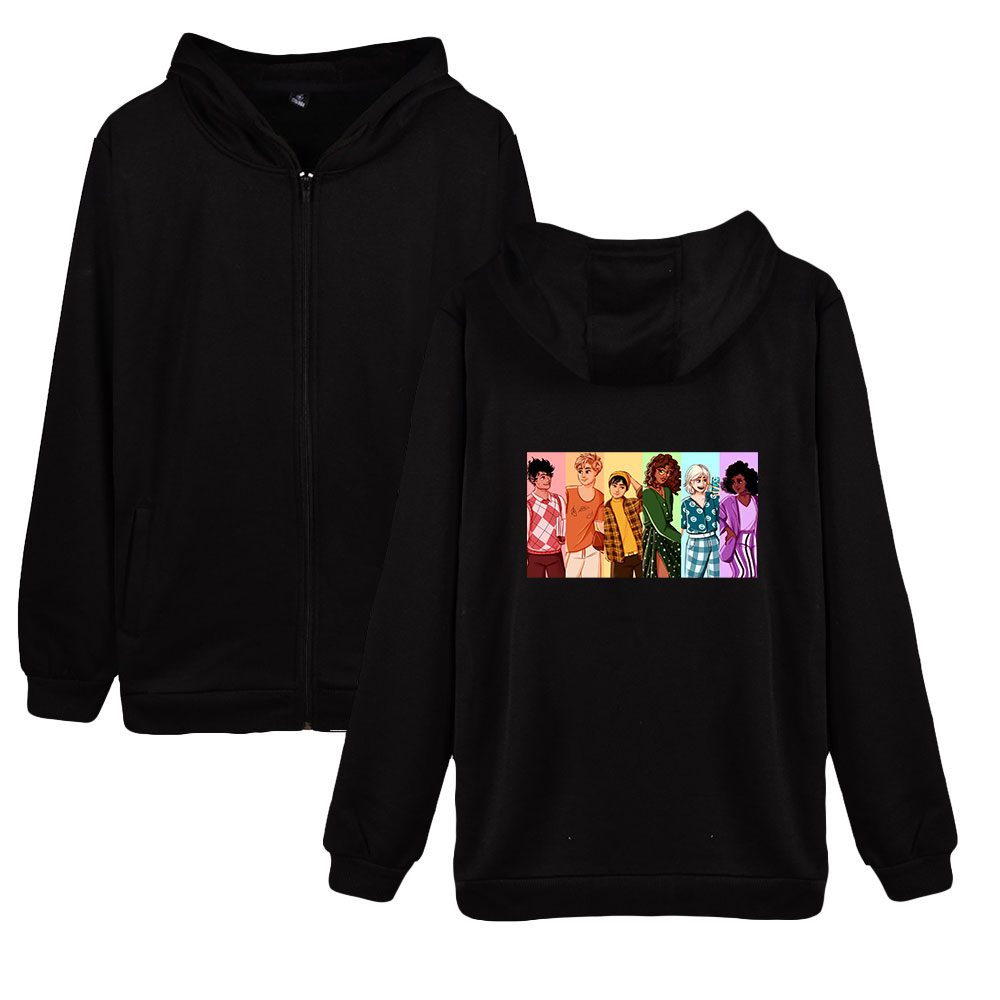 Heartstopper 2D Print Zipper Hoodies Sweatshirt Men and Women Hip Hop Funny Autumn Streetwear Coat Jacket For Couples Clothes