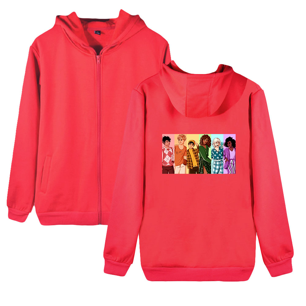 Heartstopper 2D Print Zipper Hoodies Sweatshirt Men and Women Hip Hop Funny Autumn Streetwear Coat Jacket For Couples Clothes