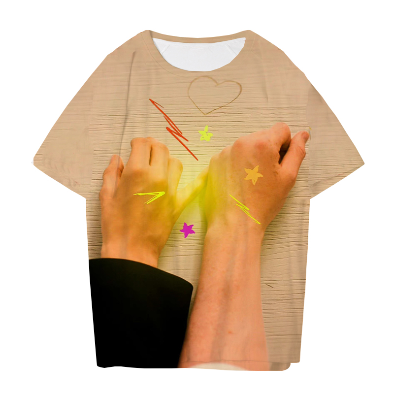 Heartstopper 3D Printed Children T shirts Fashion Summer Short Sleeve Tshirt Hot Sale Men/women Casual Streetwear Clothes