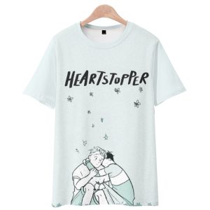 heartstopper 3d t shirt short sleeved television series women men anime 2022 new summer fashion tee 1273