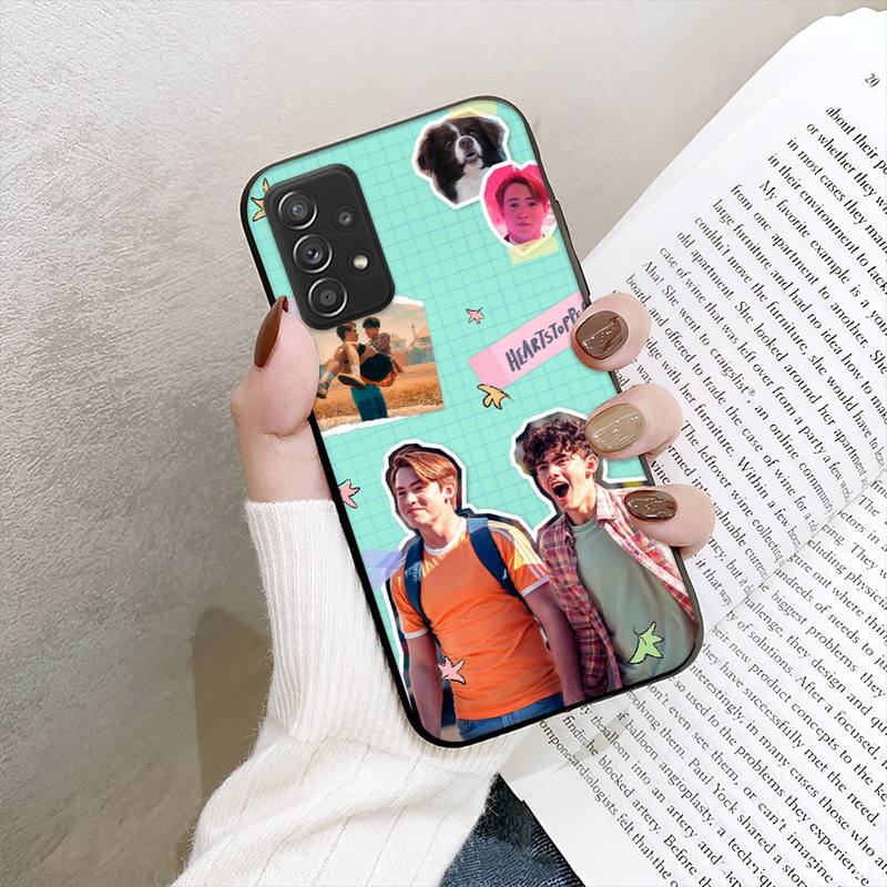 heartstopper  nick and charlie phone case for samsung galaxy a02 a12 a21 a22 a32 a41 a42 a51 a71 a72 shell 3552