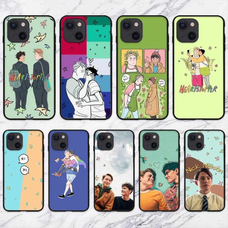Heartstopper  Phone Case For iPhone 11 12 Mini 13 Pro XS Max X 8 7 6s Plus 5 SE XR Shell
