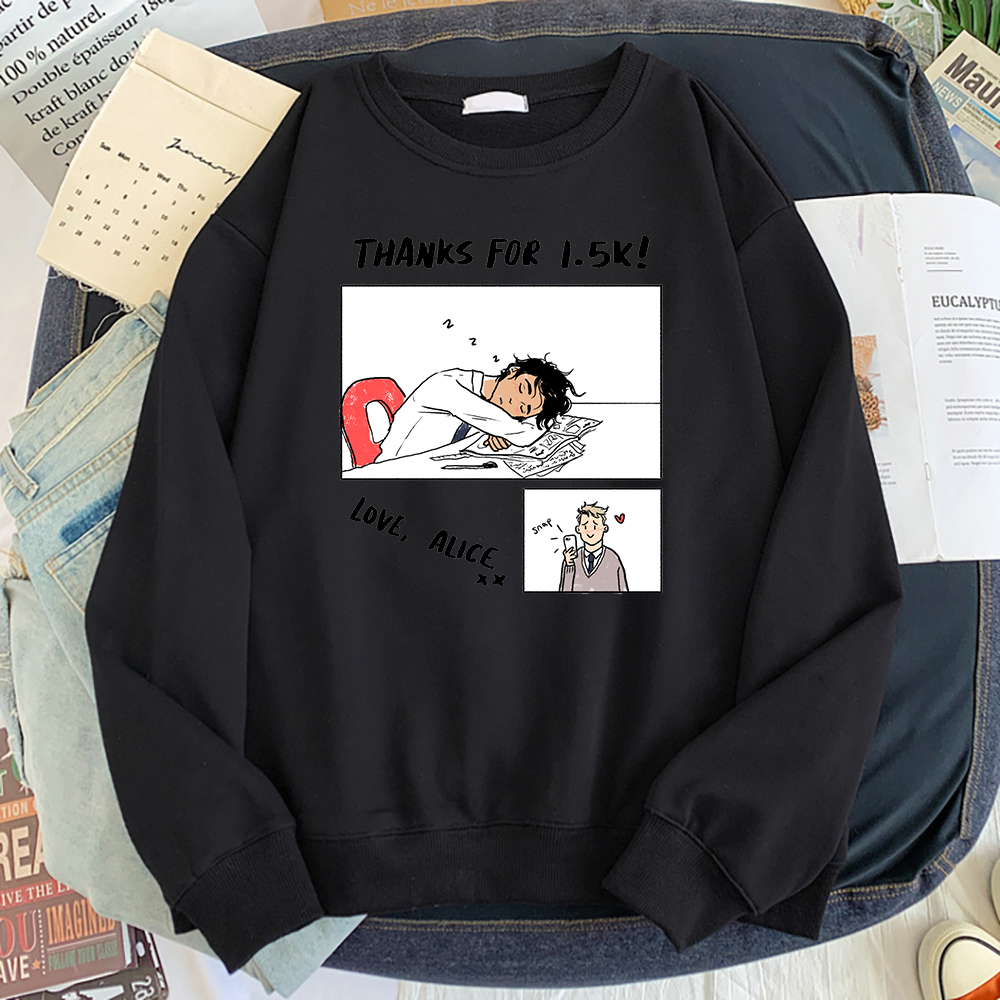 Heartstopper Anime Graphic Sweatshirt Male Harajuku Fleece Hoodie Spring Fashion Streetwear Clothes Men Casual Loose Pullovers
