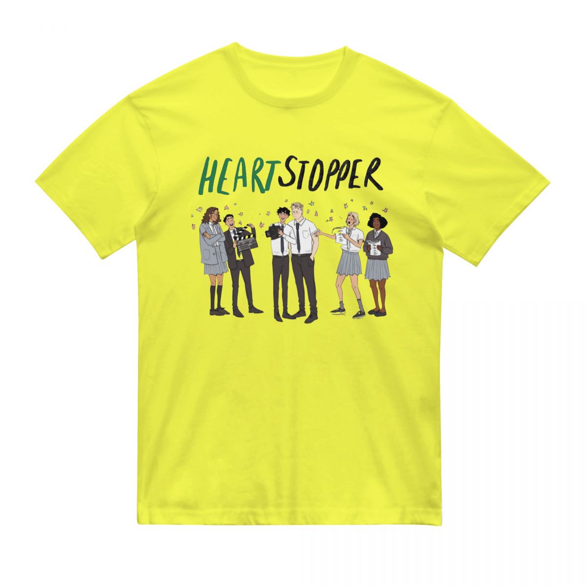 heartstopper anime new t shirt camisetas cotton crewneck short sleeve tshirts 8650