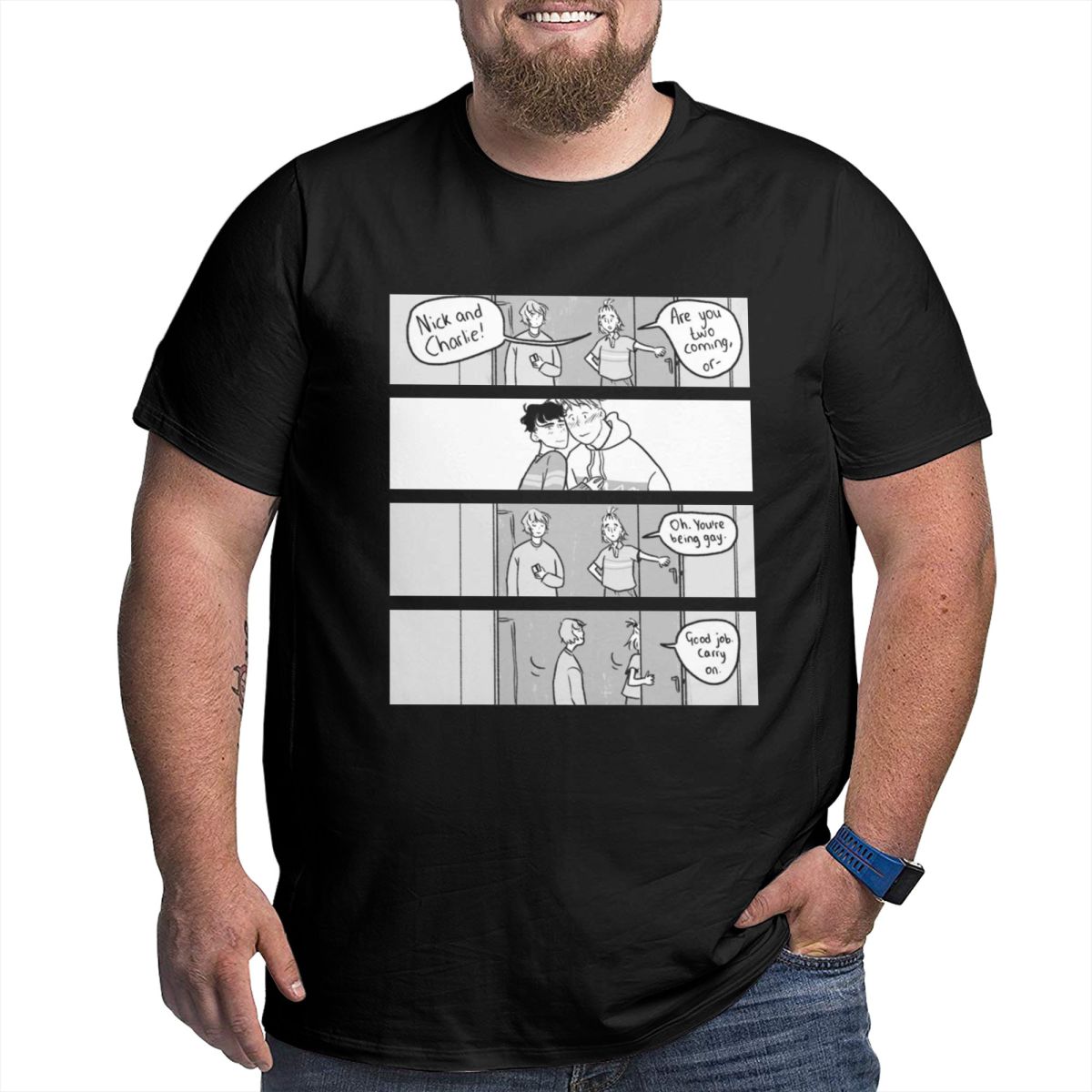 Heartstopper Anime Perfect T Shirt Cotton Crewneck Short Sleeve T Shirts