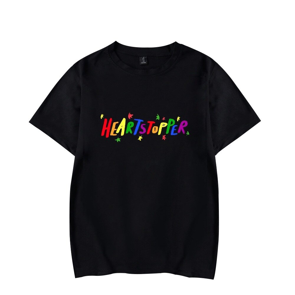 Heartstopper Camiseta Masculina Camiseta Unisex Casual Streetwear Verão