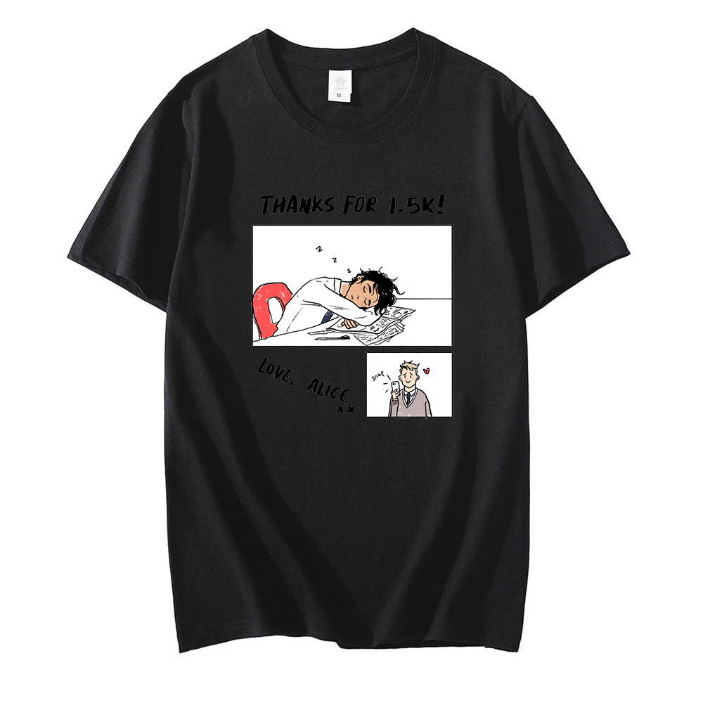 Heartstopper Cartoon Anime Graphic T Shirts Men Oversized T Shirt 2022 Summer Casual Tee Tops Women Men Hip Hop Cotton T Shirt
