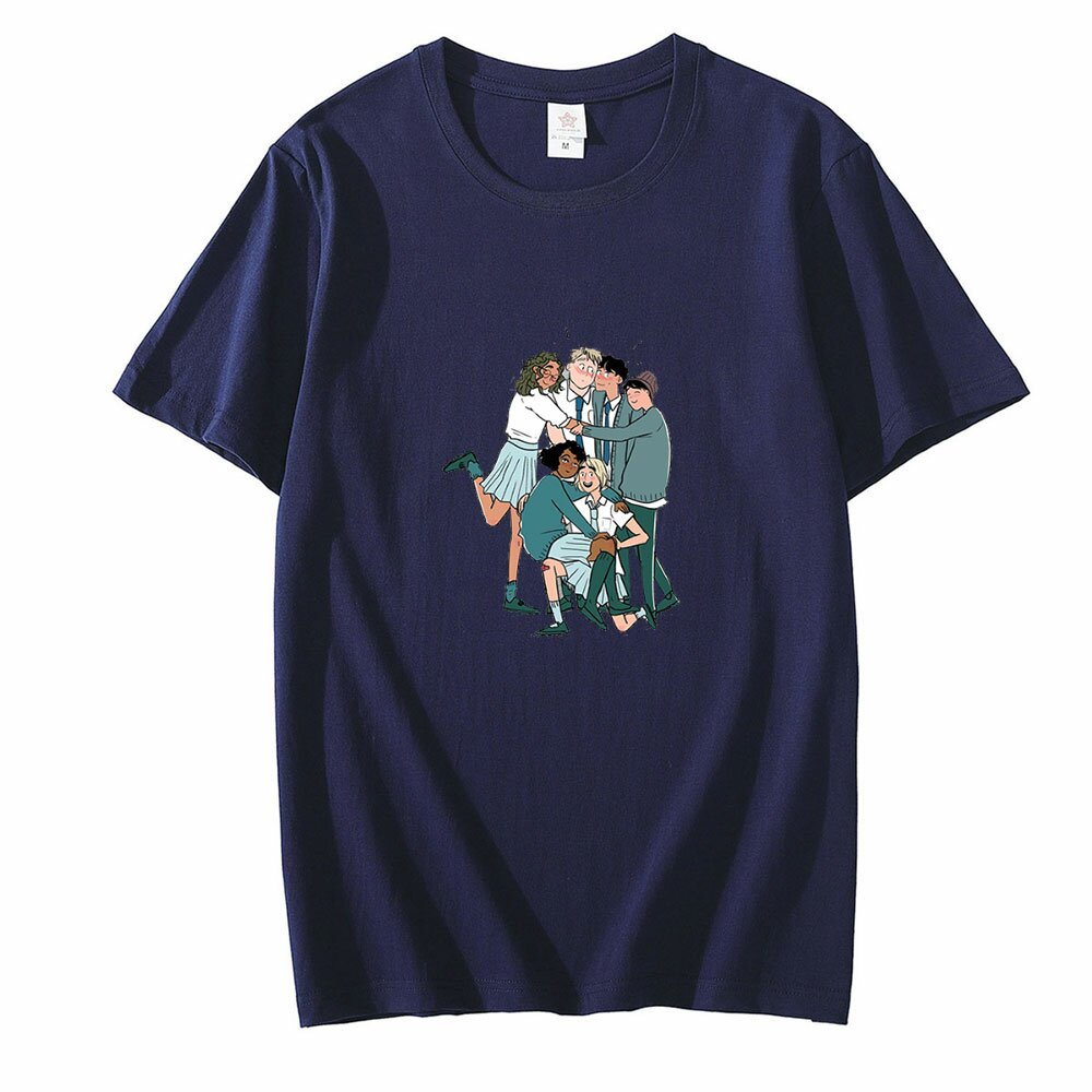 heartstopper gay anime tshirt men o neck short sleeve women tshirt harajuku oversized streetwear fashion summer clothes 1647