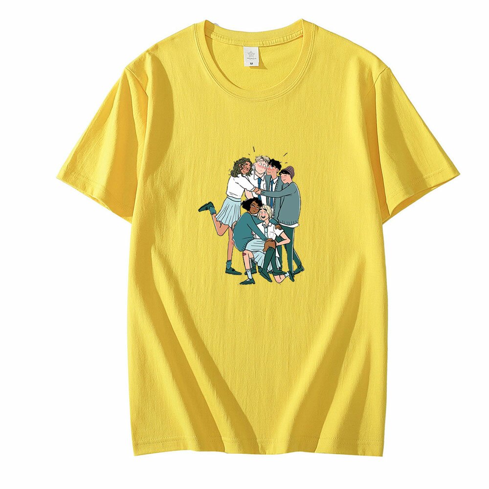 heartstopper gay anime tshirt men o neck short sleeve women tshirt harajuku oversized streetwear fashion summer clothes 3614