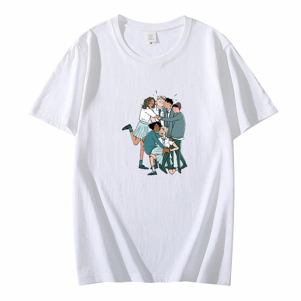 heartstopper gay anime tshirt men o neck short sleeve women tshirt harajuku oversized streetwear fashion summer clothes 4035
