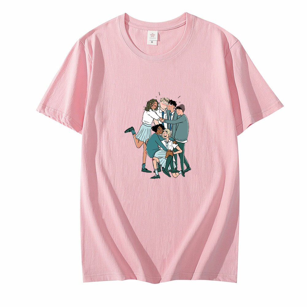 heartstopper gay anime tshirt men o neck short sleeve women tshirt harajuku oversized streetwear fashion summer clothes 4319