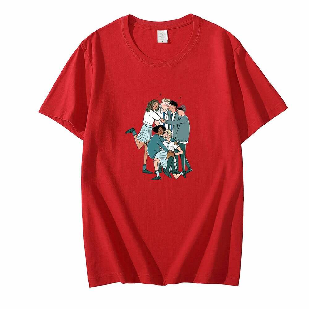 heartstopper gay anime tshirt men o neck short sleeve women tshirt harajuku oversized streetwear fashion summer clothes 4880