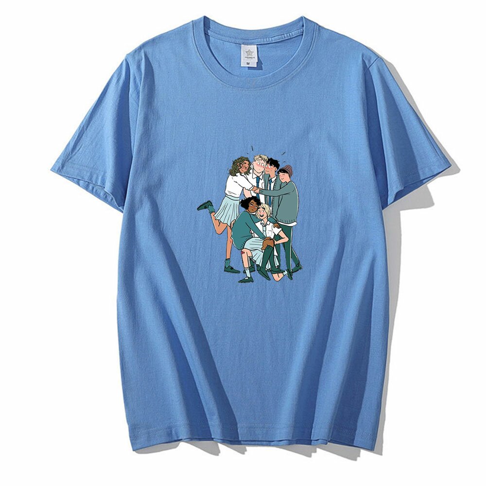 heartstopper gay anime tshirt men o neck short sleeve women tshirt harajuku oversized streetwear fashion summer clothes 5172