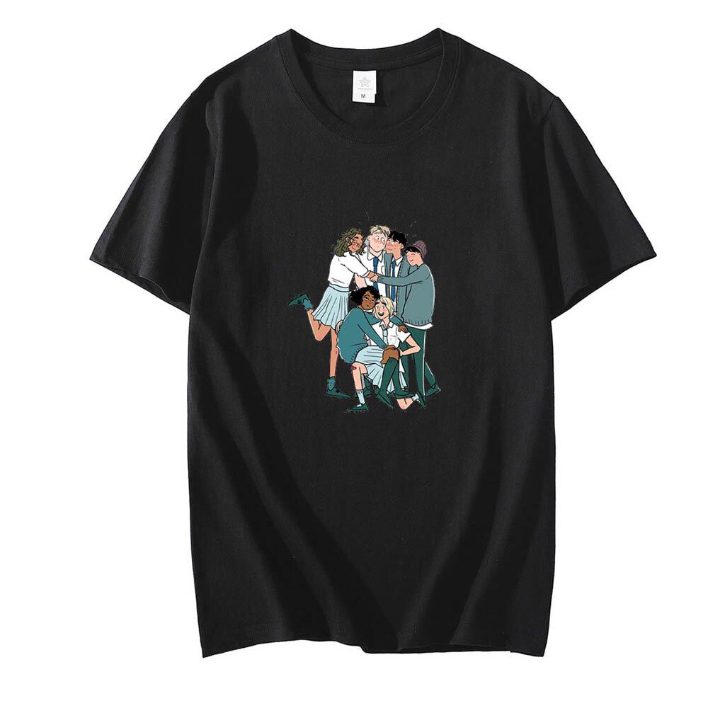 heartstopper gay anime tshirt men o neck short sleeve women tshirt harajuku oversized streetwear fashion summer clothes 7404