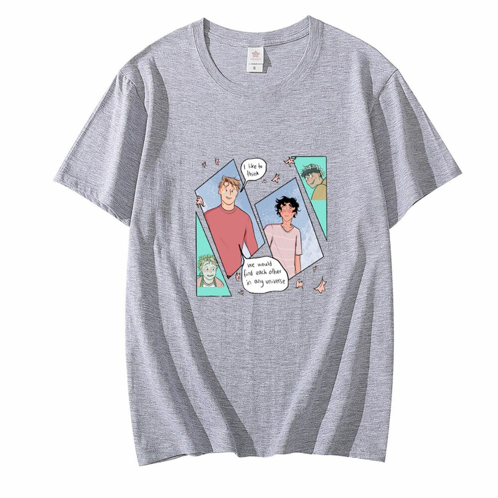 heartstopper gay anime tshirt men o neck short sleeve women tshirt harajuku oversized streetwear fashion summer clothes 8372