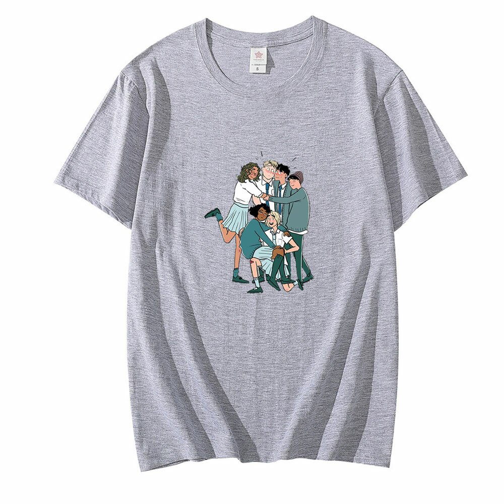 heartstopper gay anime tshirt men o neck short sleeve women tshirt harajuku oversized streetwear fashion summer clothes 8594