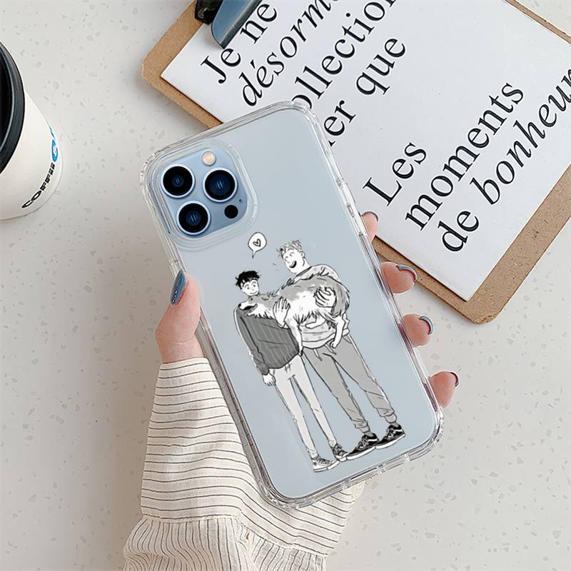 Heartstopper Gay Comic Phone Case For iPhone 11 12 Mini 13 Pro XS Max X 8 7 6s Plus 5 SE XR Transparent Shell
