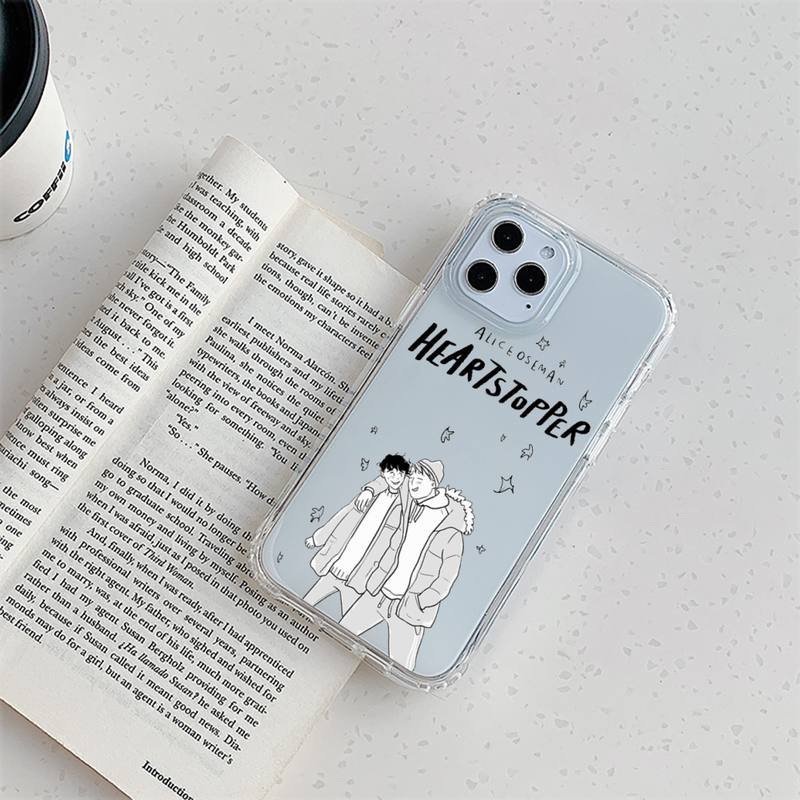 Heartstopper Gay Comic Phone Case For Samsung GalaxyS20 S21 S30 FE Lite Plus A21 A51S Note20 Transparent Shell