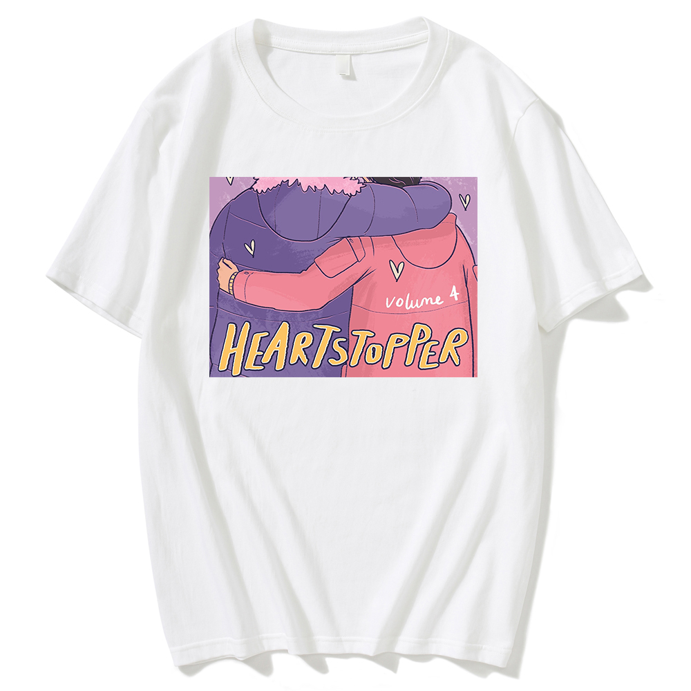 Heartstopper Graphic T shirt Unisex Fashion Short Sleeve Tshirt Women Men Summer Tops Casual Style Anime Clothes Streetwear