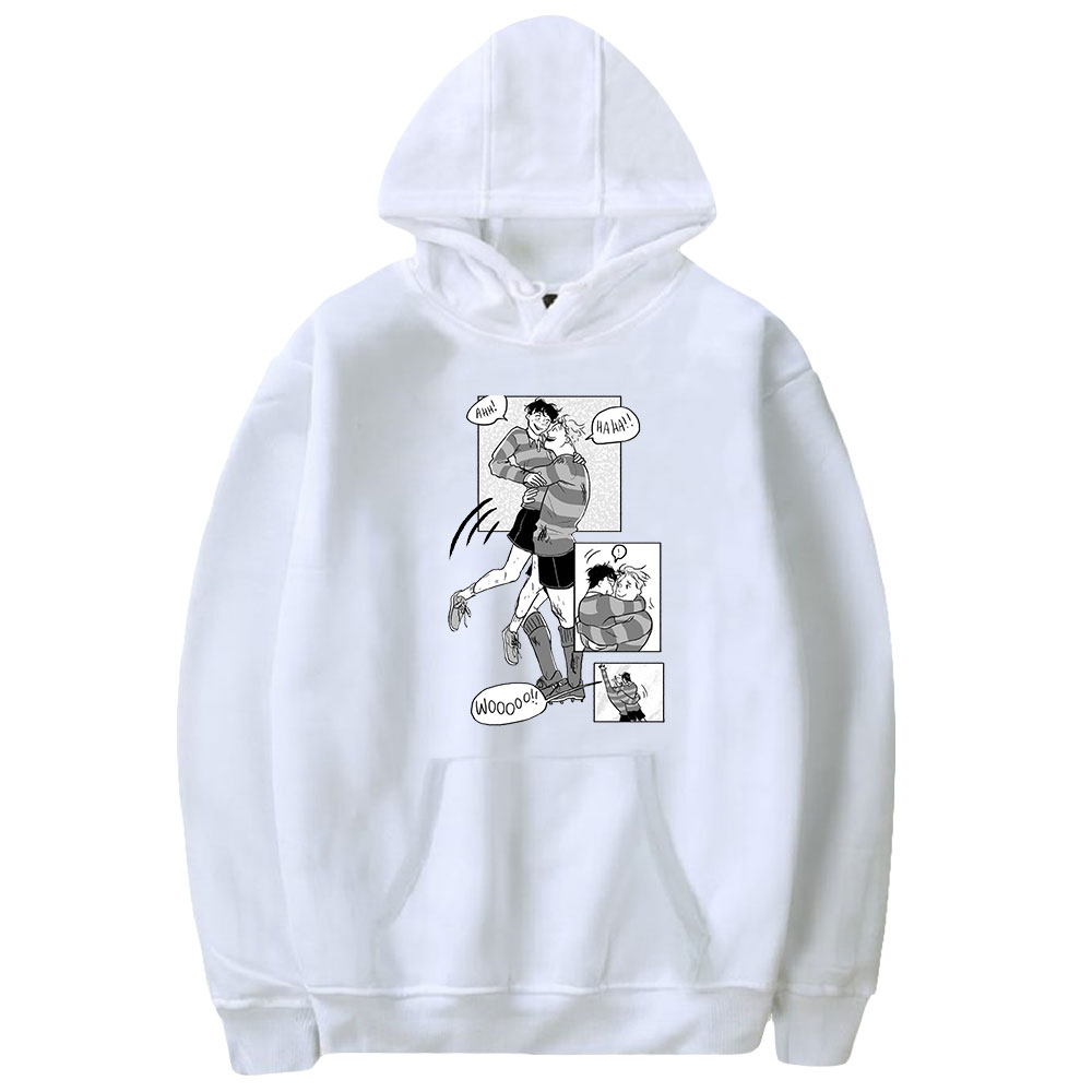 Heartstopper Hoodie Casual Sweatshirt Cartoon Funny Pattern Streetwear Nick And Charlie Pullover Printed Tracksuit Unisex