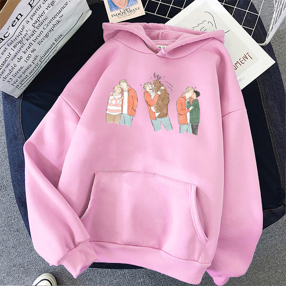 Heartstopper Hoodie Hot TV Show Sweatshirt Hip Hop Loose Pullover Nick And Charlie Hoodies Casual Fashion Men Women Clothes